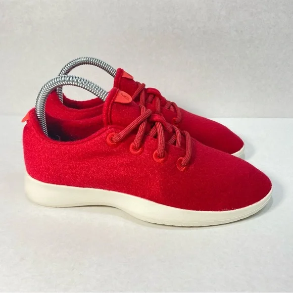 allbirds Shoes Allbirds Wool Runners Bright Red Comfort Shoes Merino Wool Sneakers Womens 7 Poshmark